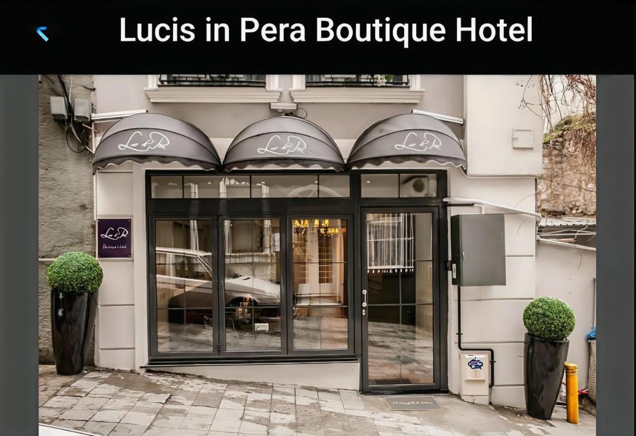 Lucis In Pera Boutique Hotel Istambul Exterior foto